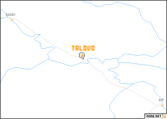map of Talovo