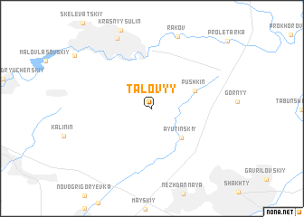 map of Talovyy