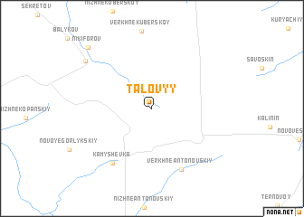 map of Talovyy