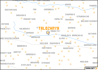 map of Talozhnya