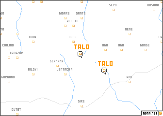 map of Tʼalo