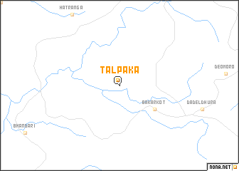 map of Talpāka