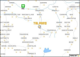 map of Talparo