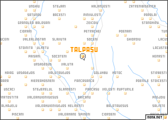 map of Tălpaşu