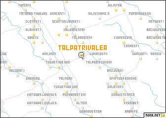map of Talpa-Trivalea
