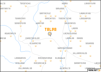 map of Talpa