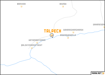 map of Tālpech