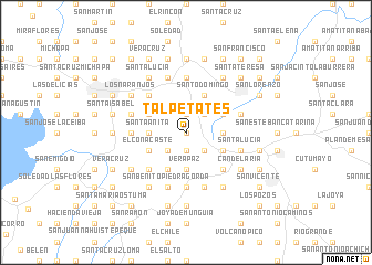 map of Talpetates