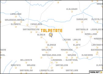 map of Talpetate