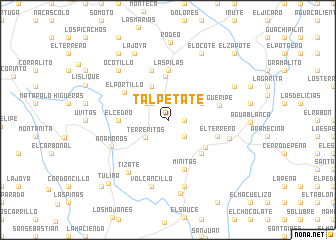 map of Talpetate