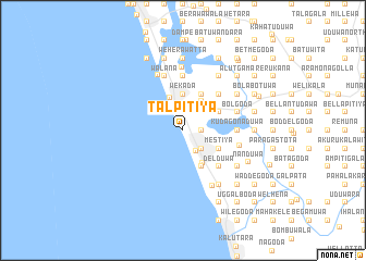 map of Talpitiya