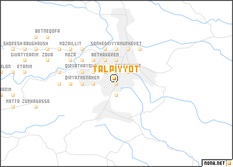 map of Talpiyyot