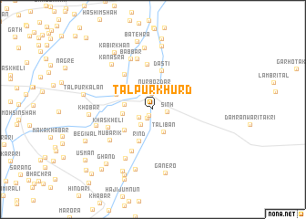 map of Tālpur Khurd