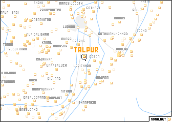 map of Tālpur