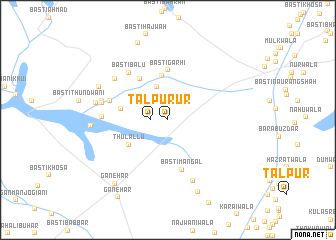 map of Talpur