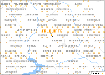 map of Talquinte