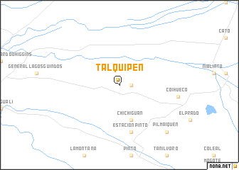 map of Talquipén