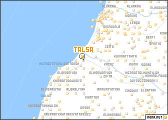 map of Ţalsā
