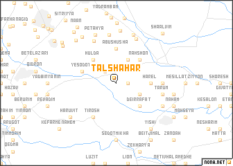 map of Tal Shaẖar