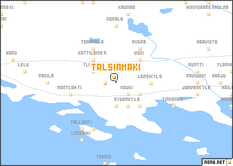 map of Talsinmäki