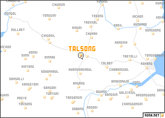 map of Talsŏng