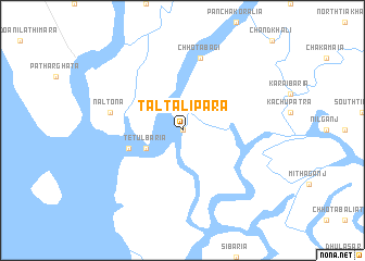 map of Tāltalīpāra