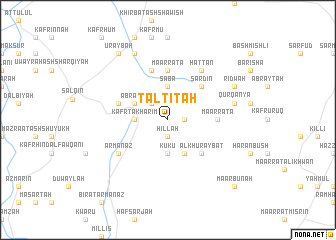 map of Taltītah