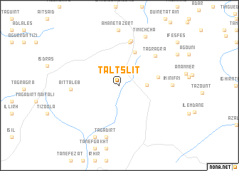 map of Taltslit