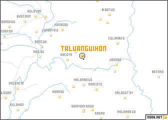 map of Taluanguihon