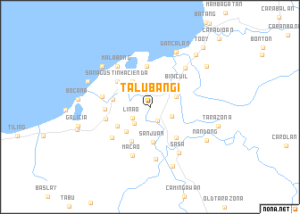map of Talubangi