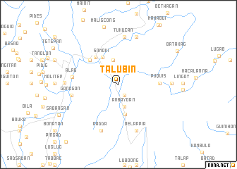 map of Talubin