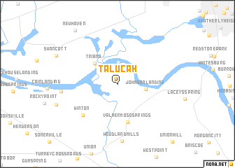 map of Talucah