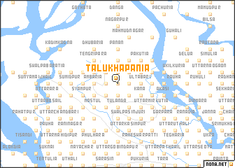 map of Tāluk Hāpānia