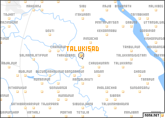 map of Tāluk Isād