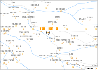 map of Talū Kolā