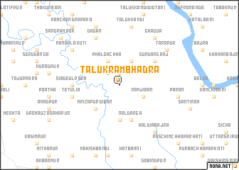 map of Tāluk Rāmbhadra