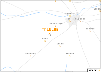 map of Talulus