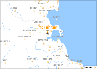 map of Talungon