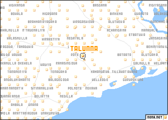 map of Talunna