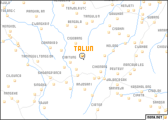 map of Talun