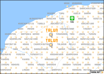 map of Ta-lun