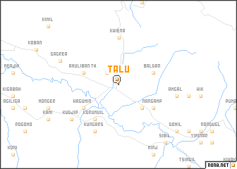 map of Talu