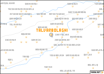 map of Talvār Bolāghī