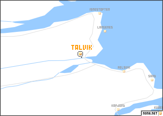 map of Talvik