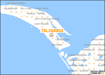 map of Talvupadu