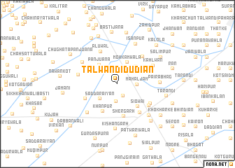 map of Talwandi Dudiān