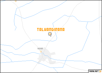 map of Talwandi Rāna