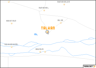 map of Talwan