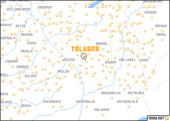 map of Talwāra