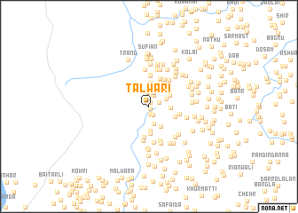 map of Talwāri